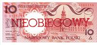 Polen 10 Zlotych Geldschein, 1990-03-01, KM:167a, UNZ -