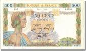 Frankreich 500 Francs 500 F 1940-1944 ''La Paix'', 1941-08-28, SS+ -