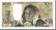 Frankreich 500 Francs 500 F 1968-1993 ''Pascal'', 1985-04-03, SS -