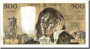 Frankreich 500 Francs 500 F 1968-1993 ''Pascal'', 1972-01-06, SS -