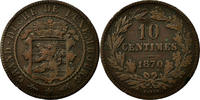 Luxemburg 10 Centimes LUXEMBOURG, Utrecht, KM #23.1, Bronze, 9.90 -