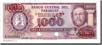 Paraguay 1000 Guaranies Geldschein, 1952, Specimen, KM:201s, UNZ -
