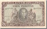 Spanien 100 Pesetas Geldschein, 1940-01-09, KM:118a, SS -