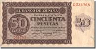 Spanien 50 Pesetas Geldschein, 1936-11-21, KM:100a, SS -