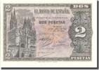 Spanien 2 Pesetas Geldschein, 1938-04-30, KM:109a, UNZ -
