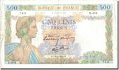 Frankreich 500 Francs 500 F 1940-1944 ''La Paix'', 1940-06-20, SGE -