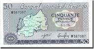 Ruanda 50 Francs Geldschein, 1976-01-01, KM:7c, UNZ -