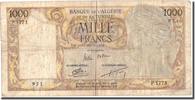 Algeria 1000 Francs Geldschein, 1956-03-20, KM:107b, S -