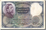 Spanien 50 Pesetas Geldschein, 1931-04-25, KM:82, S+ -