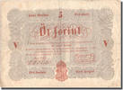 Ungarn 5 Forint Geldschein, 1848-09-01, KM:S116a, SS -