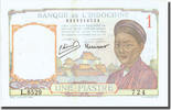 French Indochina 1 Piastre Geldschein, FRENCH INDO-CHINA, Undated (1946), KM:54c, VZ