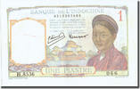French Indochina 1 Piastre Geldschein, FRENCH INDO-CHINA, Undated (1946), KM:54c, VZ