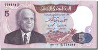 Tunesien 5 Dinars Geldschein, 1983-11-03, KM:79, VZ -