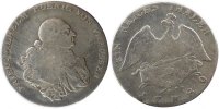 Deutsch Staaten Thaler Münze, PRUSSIA, Friedrich Wilhelm II, Breslau -