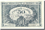 Monaco 50 Centimes Geldschein, 1920-03-20, KM:3a, UNZ -