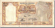 Algeria 10 Nouveaux Francs Geldschein, 1961-02-10, KM:119a, S+ -