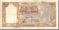 Algeria 10 Nouveaux Francs Geldschein, 1961-02-10, KM:119a, SS -