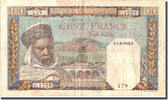 Algeria 100 Francs Geldschein, 1942-09-01, KM:88, SS -
