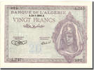 Algeria 20 Francs Geldschein, 1944-04-24, KM:92a, VZ+ -