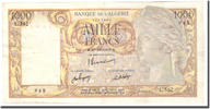 Algeria 1000 Francs Geldschein, 1947-10-20, KM:104, SS -