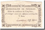 Frankreich 5 Sous Undated (1791-92), PUICELSY, VZ -