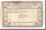 Frankreich 5 Sous 1792-05-03, ST.GAUDENS, SS -
