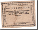 Frankreich 2 Sols Undated (1791-92), HANGEST, SS+ -