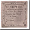 Frankreich 7 Sols Undated (1791-92), ROUEN, SGE+ -