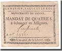 Frankreich 4 Sols Undated (1791-92), CUJOUL, SS+ -