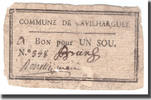 Frankreich 1 Sou Undated (1791-92), CAVILHARGUES, S+ -