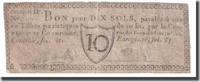 Frankreich 10 Sols Undated (1791-92), PARIS, S -