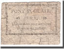 Frankreich 1 Bon point Undated (1791-92), PONT-SAINT-CLAIR, SGE+ -