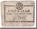 Frankreich 1 Bon point PONT-SAINT-CLAIR, S -
