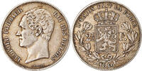 Belgien 2-1/2 Francs Münze, Leopold I, Léopold Ist, Bruxelles, SS -