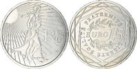 Frankreich 15 Euro Semeuse, UNZ, Silber, Gadoury:EU288, KM:1535 -