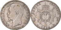 Frankreich 5 Francs Münze, Napoleon III, Napoléon III, Strasbourg, S -