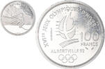 Frankreich 100 Francs Münze, VZ+, Silber, KM:971, Gadoury:1 -