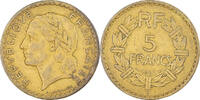 Frankreich 5 Francs Münze, Lavrillier, Castelsarrasin, S+ -