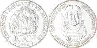 Frankreich 100 Francs Münze, Clovis, VZ+, Silber, KM:1180, Gadoury:953 -