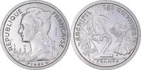 Komoren 2 Francs Münze, Paris, ESSAI, STGL, Aluminium, KM:E2 -