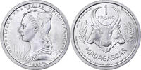 Madagascar Franc Paris, Aluminium, STGL, KM:3 -