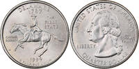 Vereinigte Staaten Quarter 1999 P U.S. Mint, Copper-Nickel Clad Copper, STGL