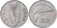 Ireland 10 Pence IRELAND REPUBLIC, Kupfer-Nickel, SS, KM:23 -