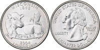 Vereinigte Staaten Quarter 2004 P U.S. Mint, Copper-Nickel Clad Copper, STGL