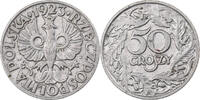 Polen 50 Groszy Nickel, SS+, KM:13 -