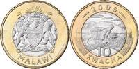 Malawi 10 Kwacha Bi-Metallic, UNZ, KM:58 -