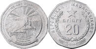 Madagascar 20 Ariary Royal Canadian Mint, Nickel Clad Steel, UNZ -