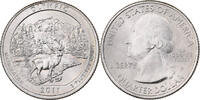 Vereinigte Staaten Quarter U.S. Mint, Copper-Nickel Clad Copper, UNZ -