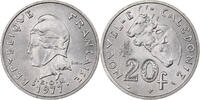 Neukaledonien 20 Francs Paris, Nickel, STGL, KM:12 -