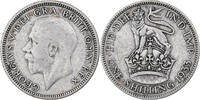 Großbritannien Shilling George V, Silber, SS, KM:833 -
